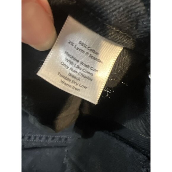 Talbots Black Petite Slim Fit Jeans Boot Cotton/Lycra Blend 6 Petite - Picture 6 of 10